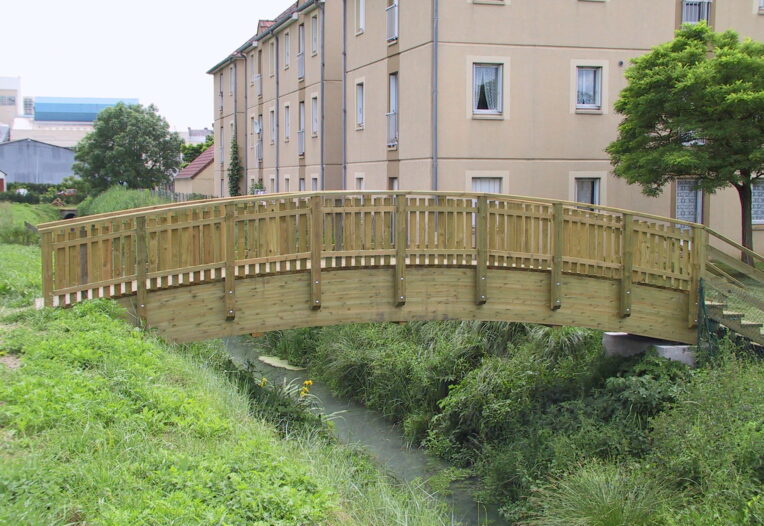 passerelle modele cintré